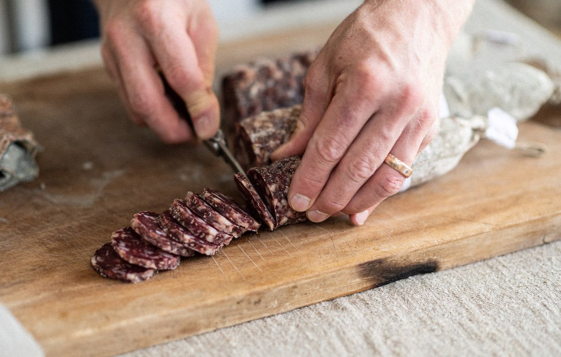 Veal Finocchiona - Westcombe Charcuterie - Pipers Farm 